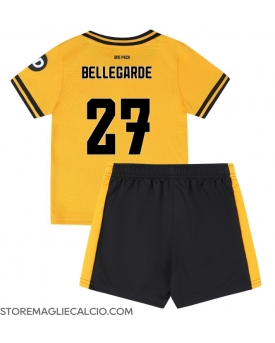 Wolves Jean-Ricner Bellegarde #27 Maglia Gara Casa Repliche 2024-25 Bambino Maniche Corte